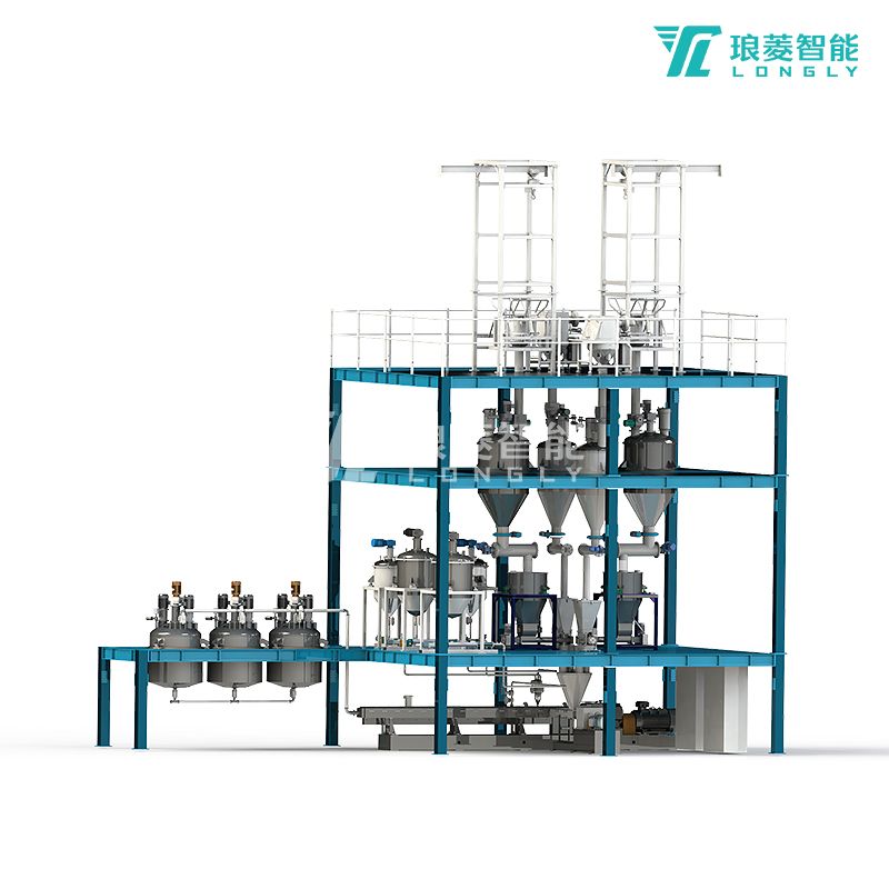 雙螺桿勻漿自動化產線